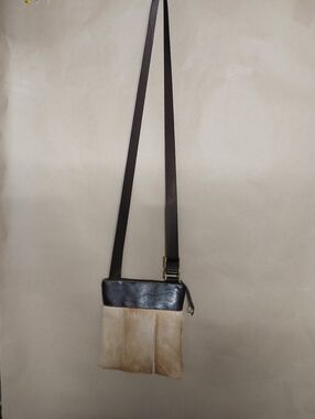 Diane Gail Women's Bag in Brown and Cream - Sleek Two-Tone Design Crossbody Bag